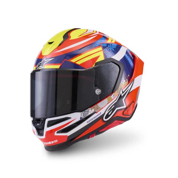 Alpinestars Alpinestars S-R7 Taiyo Furusato Full Face Helmet - Red White Blue Yellow